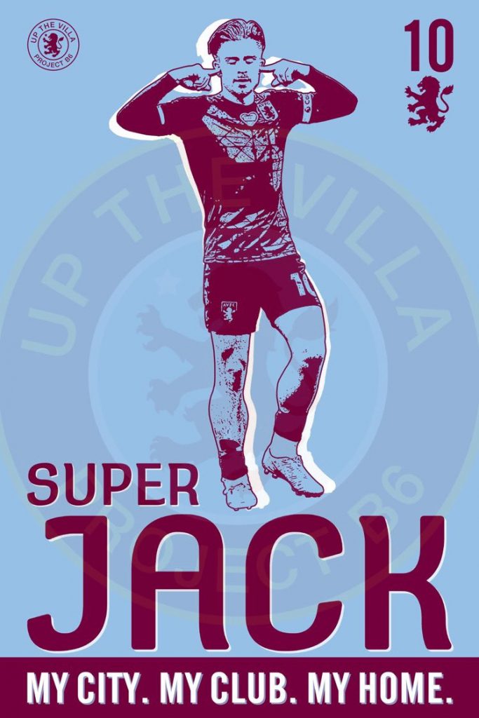 Project B6's crowd funded banner tribute to Jack Grealish