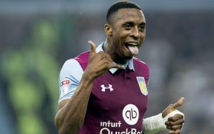 Jonathan Kodjia will be suspended for the game against Birmingham